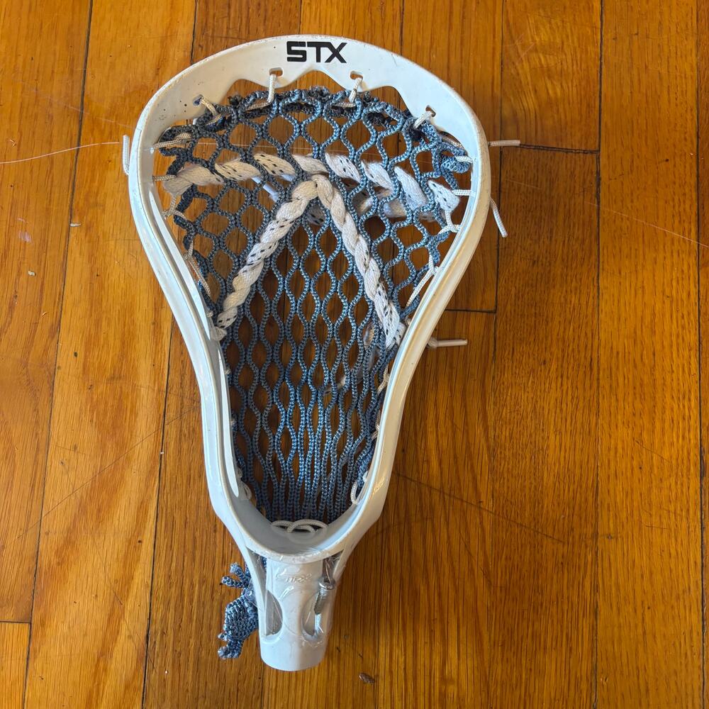 STX Stallion 1K White & Blue 12" Lacrosse Head
